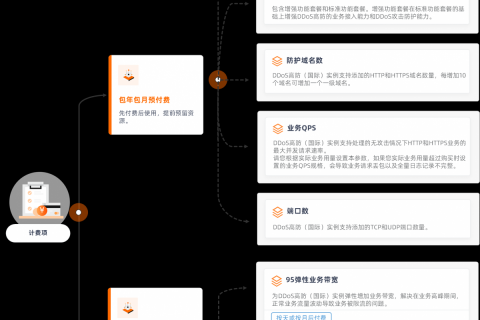 DDoS高防（国际）保险防护和无限防护计费说明-中国站